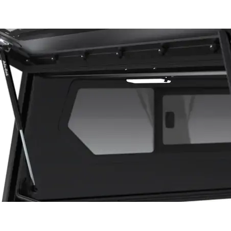 Hardtop Contour noir/ lisse avec fenêtre latérale pour Jeep Gladiator 2019+ Alu-Cab